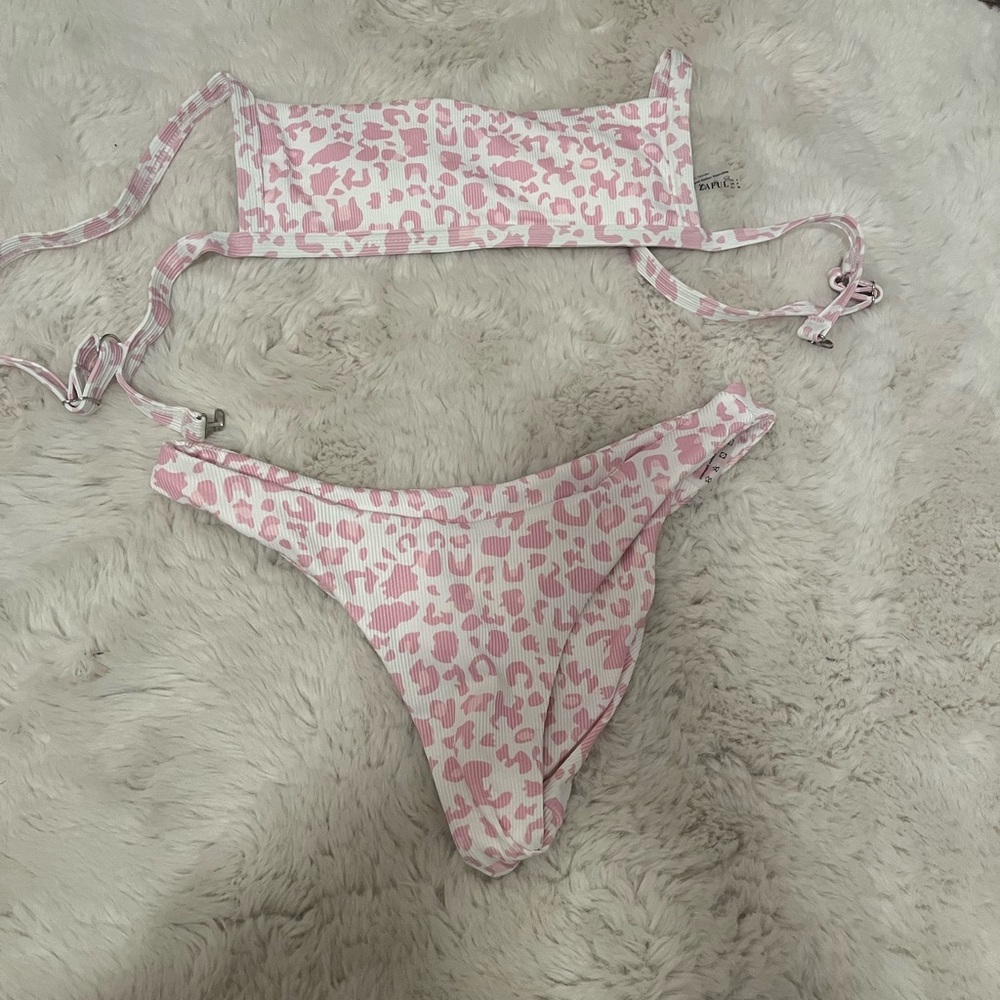 Pink Leopard Zaful Bikini
